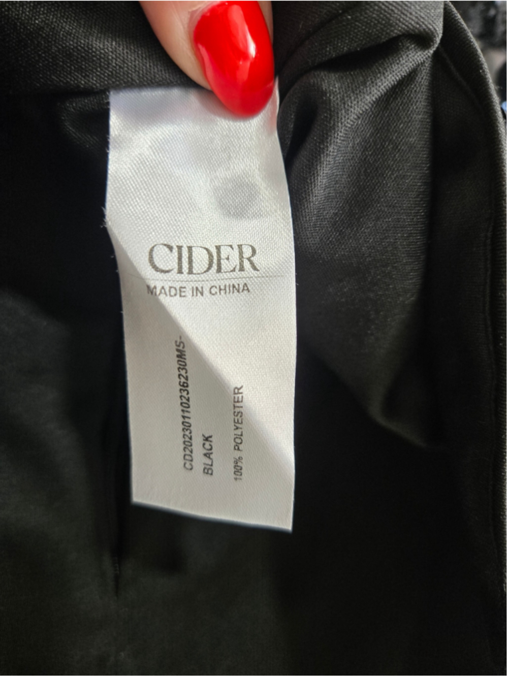 Women's Cider Black Sequin Mini Skirt Size L - Picture 2 of 5